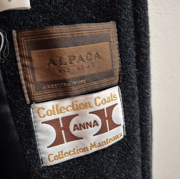 Vintage Alpaca Mohair And Wool Winter Coat Size Medium Large - Picture 6 of 11